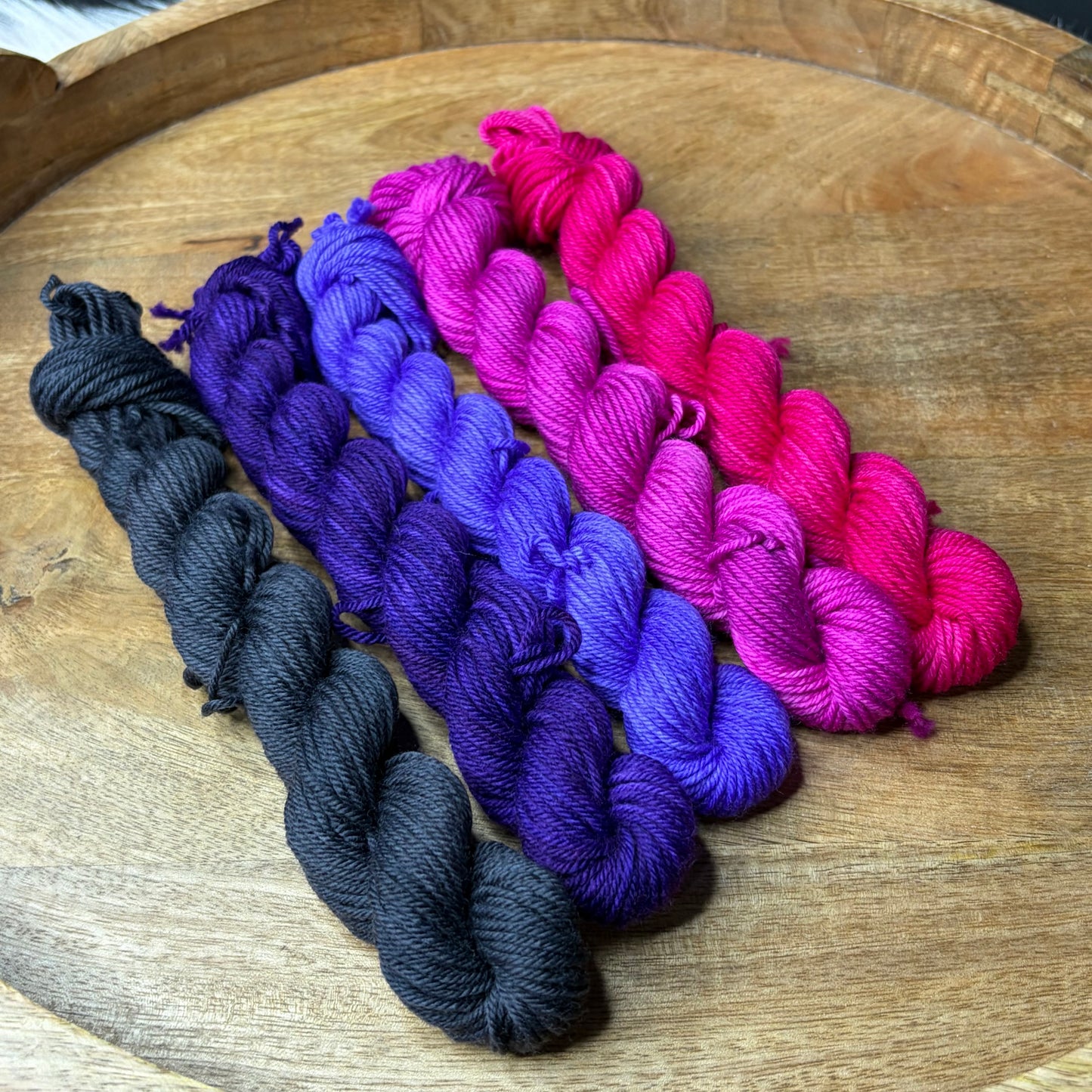 DK With Nylon 5-20g skein set- Forbidden Fruit