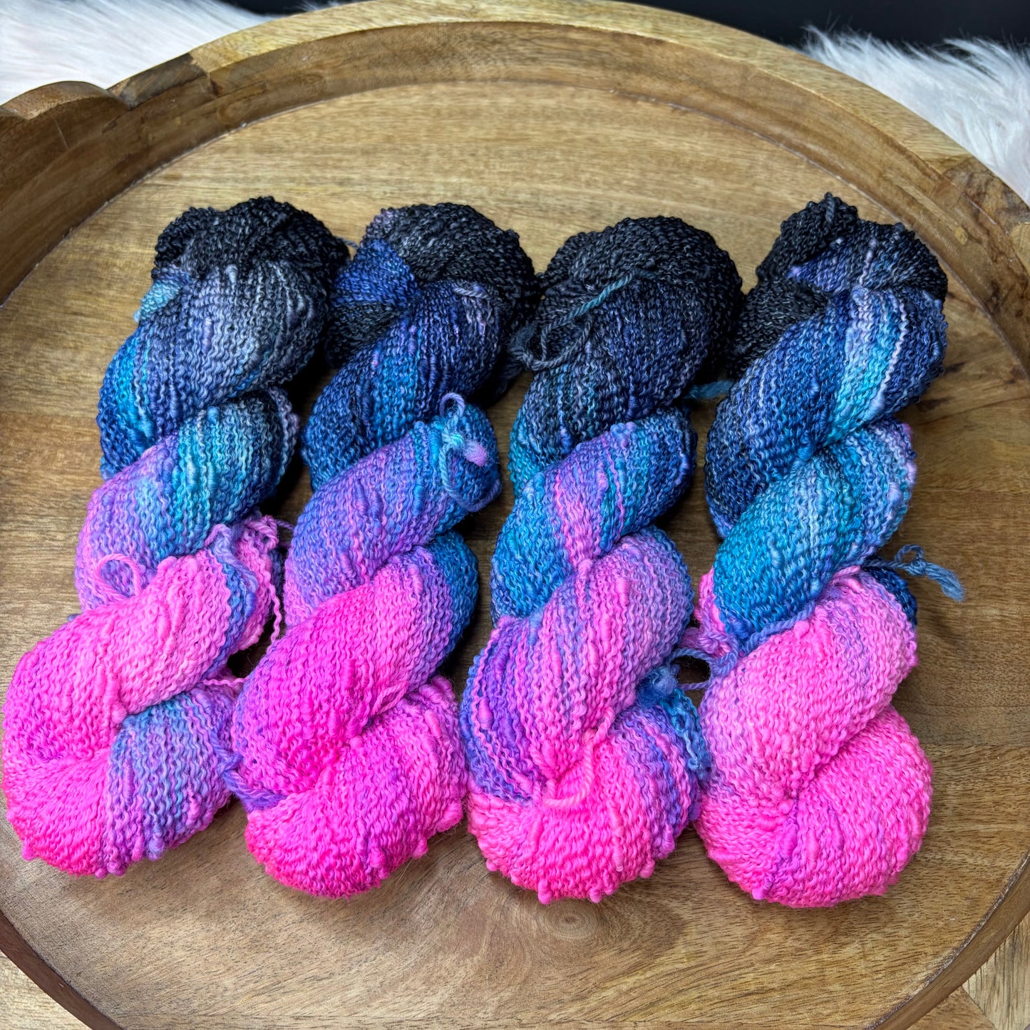 Vivienne Slub Fingering - Maine Northern Lights- Solar Activity