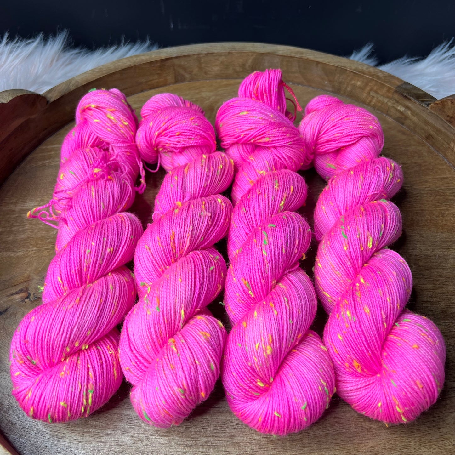 Betsy Neon Tweed Sock- Now That's What I Call Pink