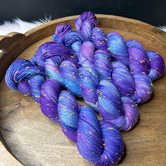 *New* Betsy Neon Tweed Sock- Midnight Arcade