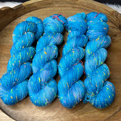 Betsy Neon Tweed Sock- Starlight Tide