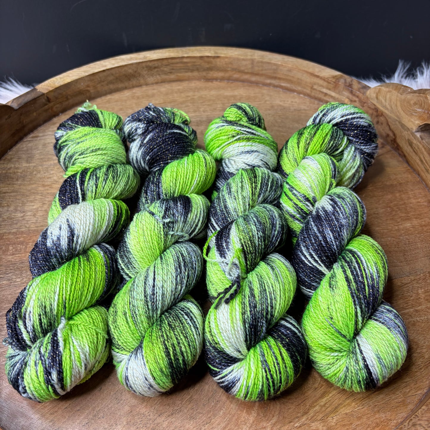 Pnina Sparkle Sock 2.0- Halloween Yarn- Ghoulish Glam