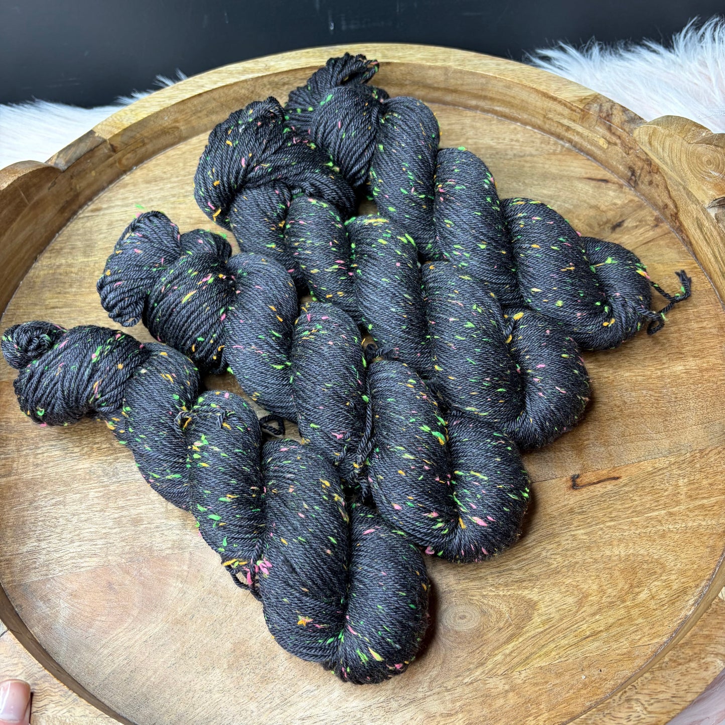 *New* Betsy Neon Tweed DK- Raven
