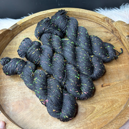 *New* Betsy Neon Tweed DK- Raven