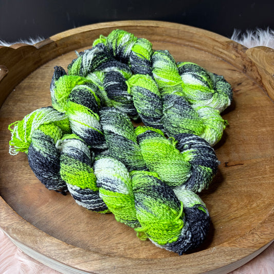 Vivienne Slub Fingering  - Halloween Yarn- Ghoulish Glam