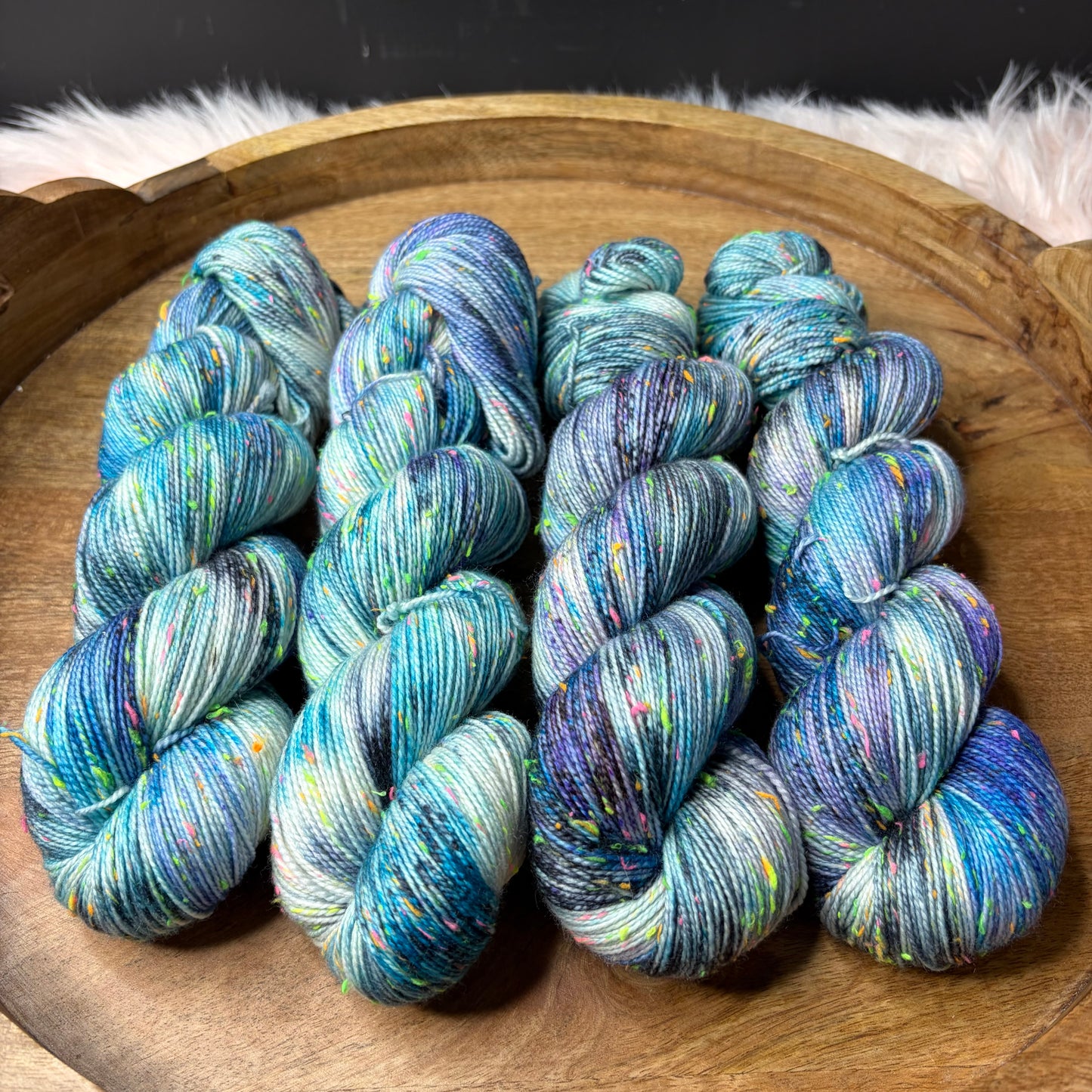 *New* Betsy Neon Tweed Sock- Frozen Constellation
