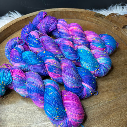 *New* Betsy Neon Tweed Sock- Fairy Rave