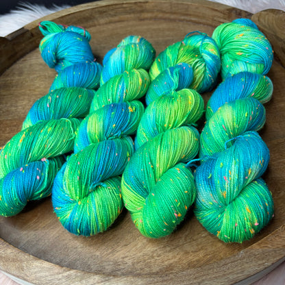 Betsy Neon Tweed Sock- Laser Beam