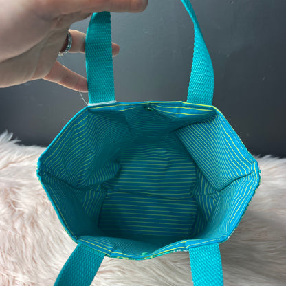 Green Fox Project Bag with Handles