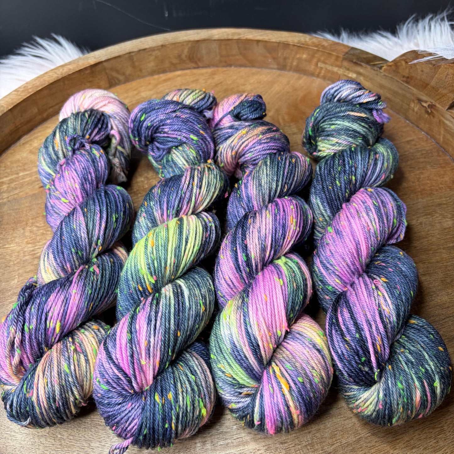 *New* Betsy Neon Tweed DK- Galactic Orchid