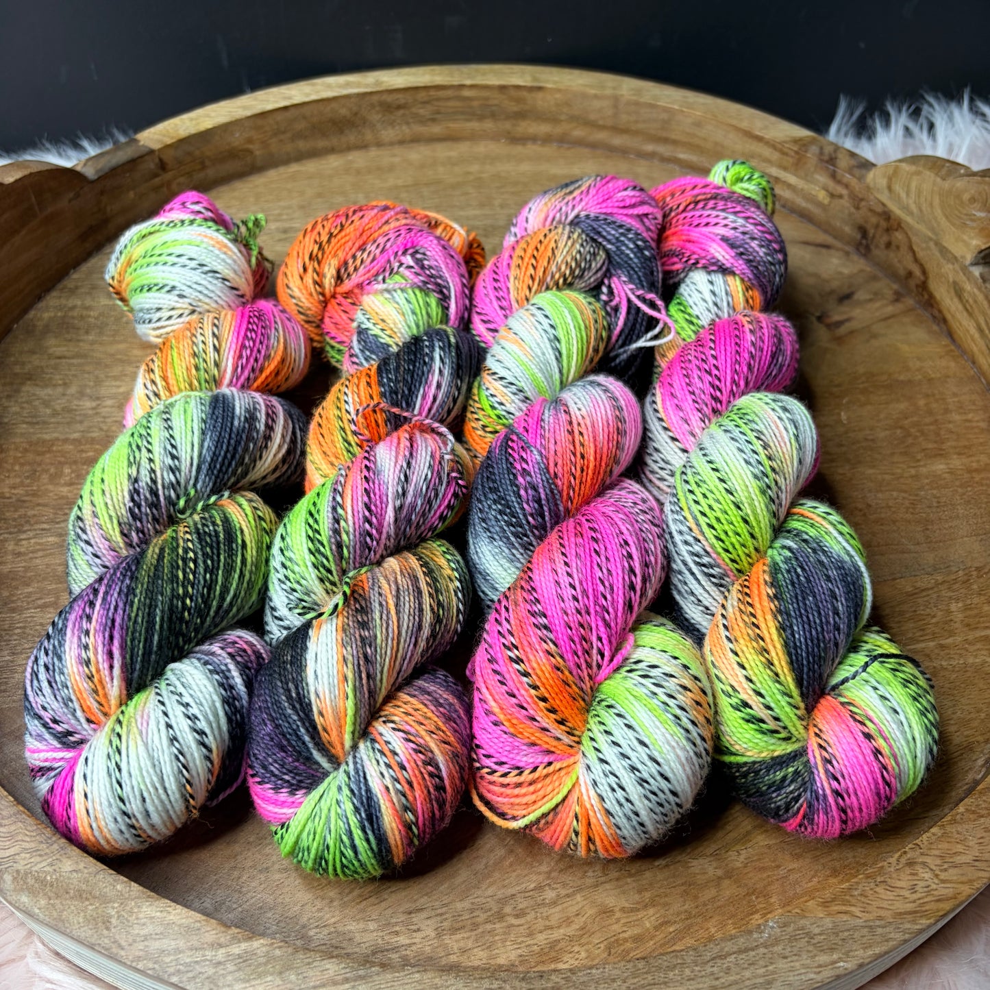 Caroline Sock - Halloween Yarn - Wicked Dream Plane