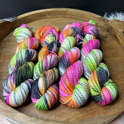 Caroline Sock - Halloween Yarn - Wicked Dream Plane