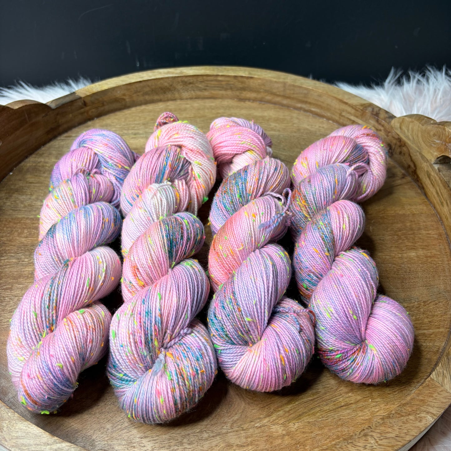 *New* Betsy Neon Tweed Sock-  Sprinkle Magic