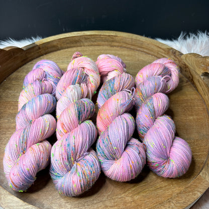 *New* Betsy Neon Tweed Sock-  Sprinkle Magic