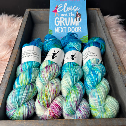 eloise And The Grump -YOTM HauteKnit Yarn's Library Rom Com