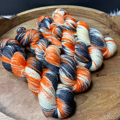 Pnina Sparkle Sock 2.0- Halloween Yarn- Jack O Lantern