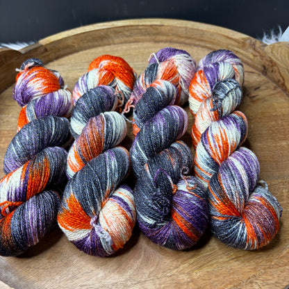 Pnina Sparkle Sock 2.0- Halloween Yarn- Spooky Spooky