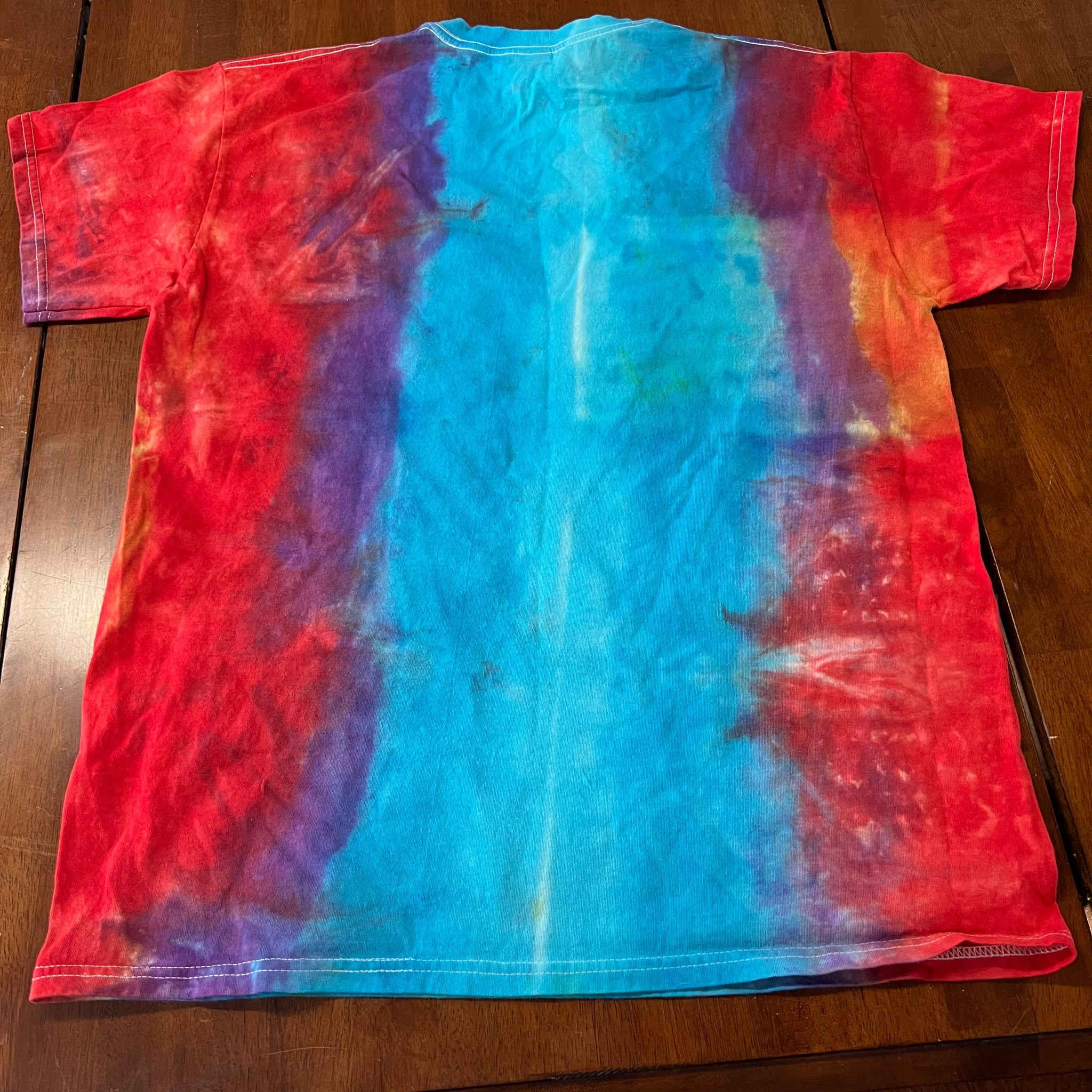 Tie Dyed by Eloise OOAK Adult L shirt