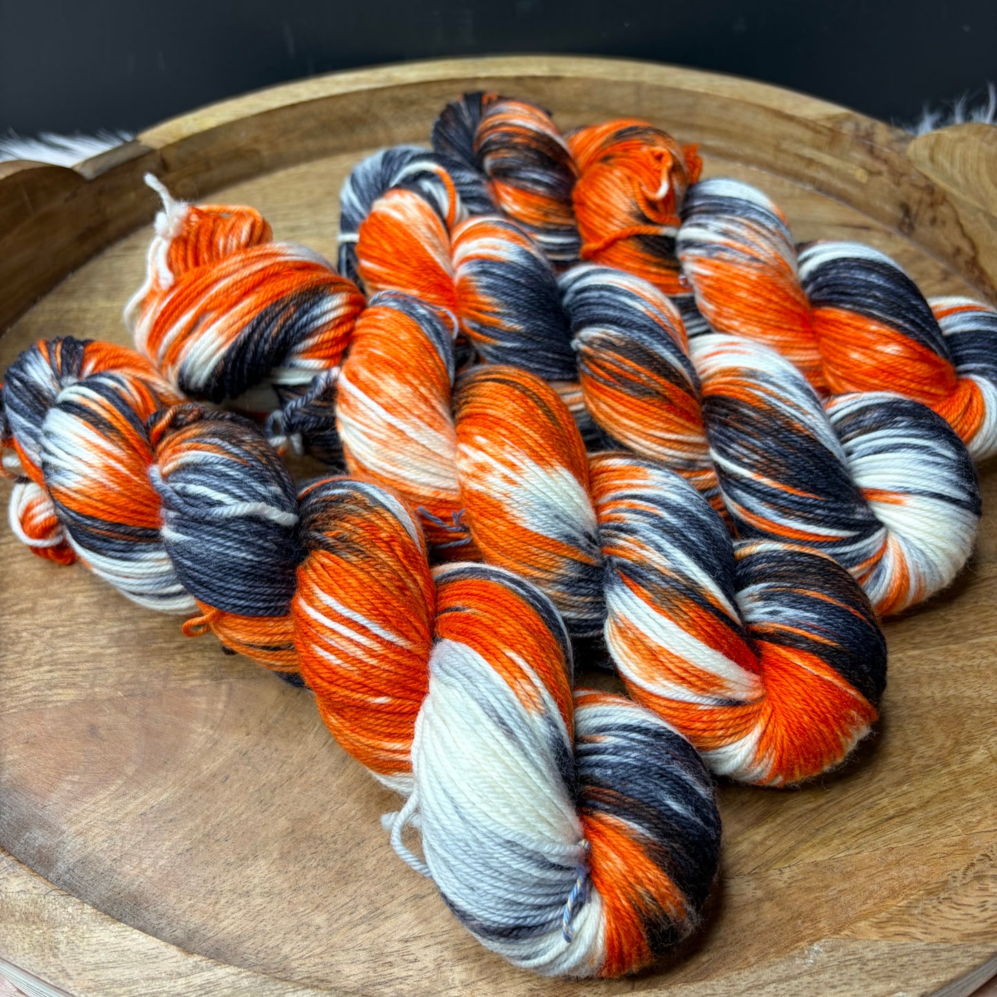 Trevor Morgan DK -Halloween Yarn-  Jack O Lantern