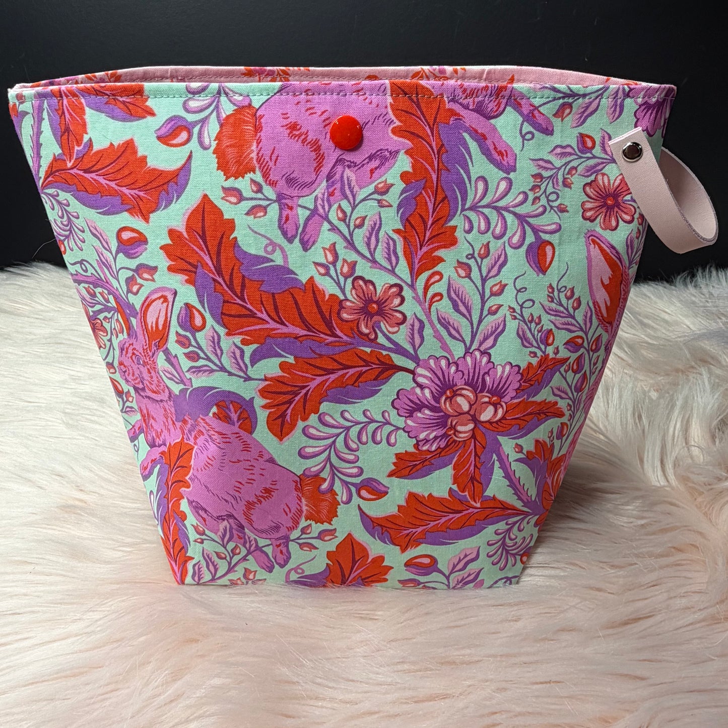 Hoppy Go Lucky Pink Project Bag
