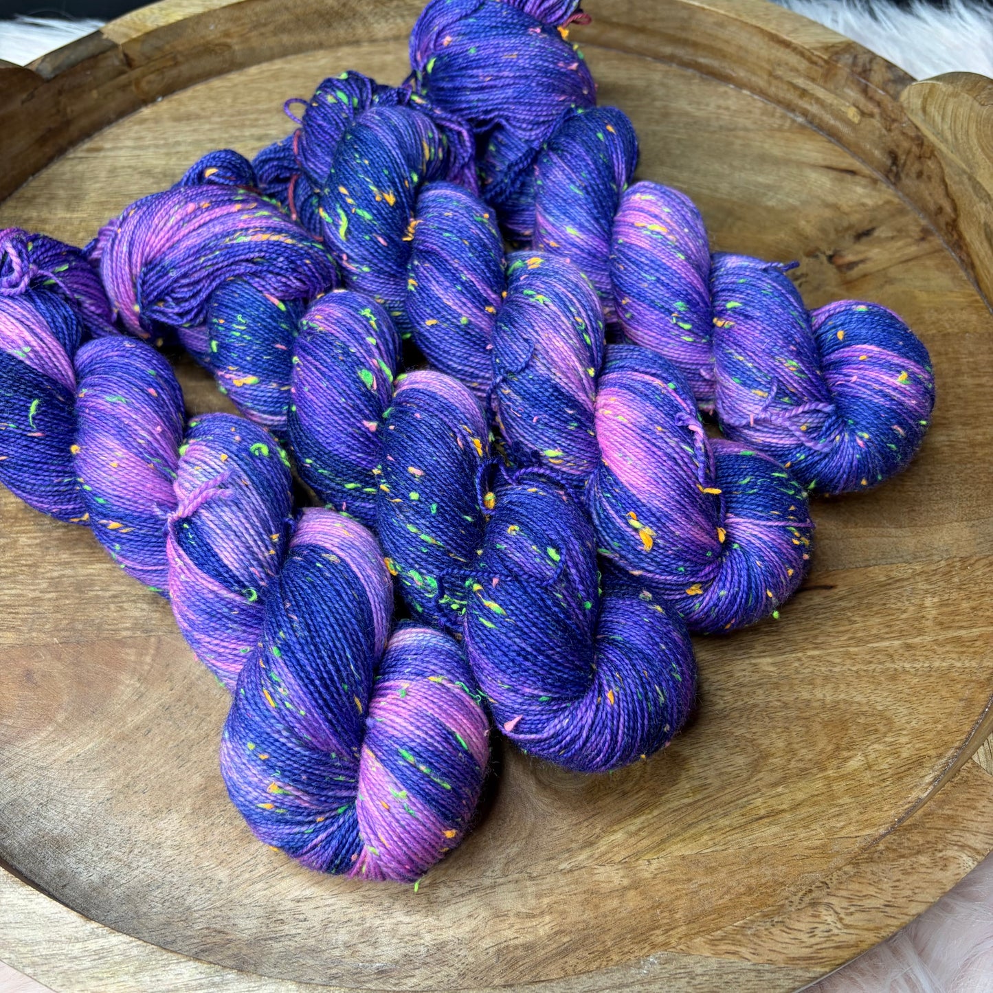 Betsy Neon Tweed Sock- Cosmic Kettle