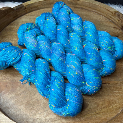 Betsy Neon Tweed Sock- Starlight Tide