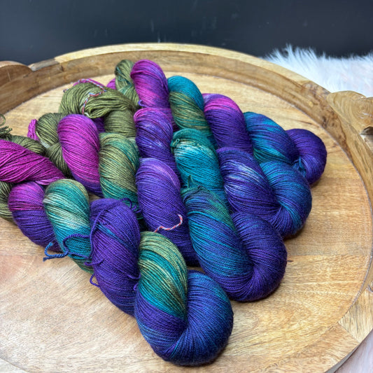 Jasper Yak Sock- Wild Orchid