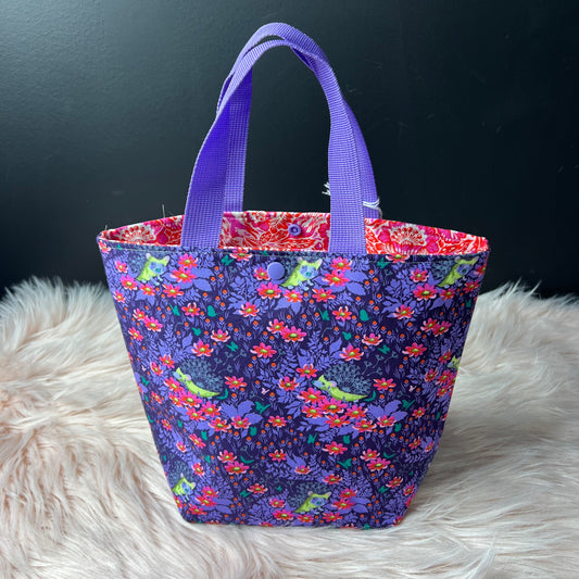 Hedgehog Project Bag with  Handles