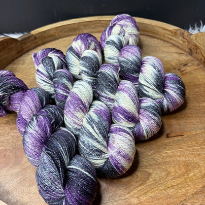 Pnina Sparkle Sock 2.0- Halloween Yarn- Beetlejuice
