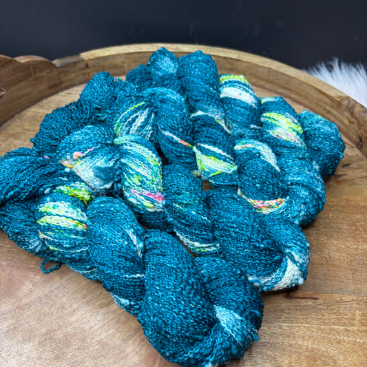 Vivienne Slub Fingering  - Sea Glass & Starlight