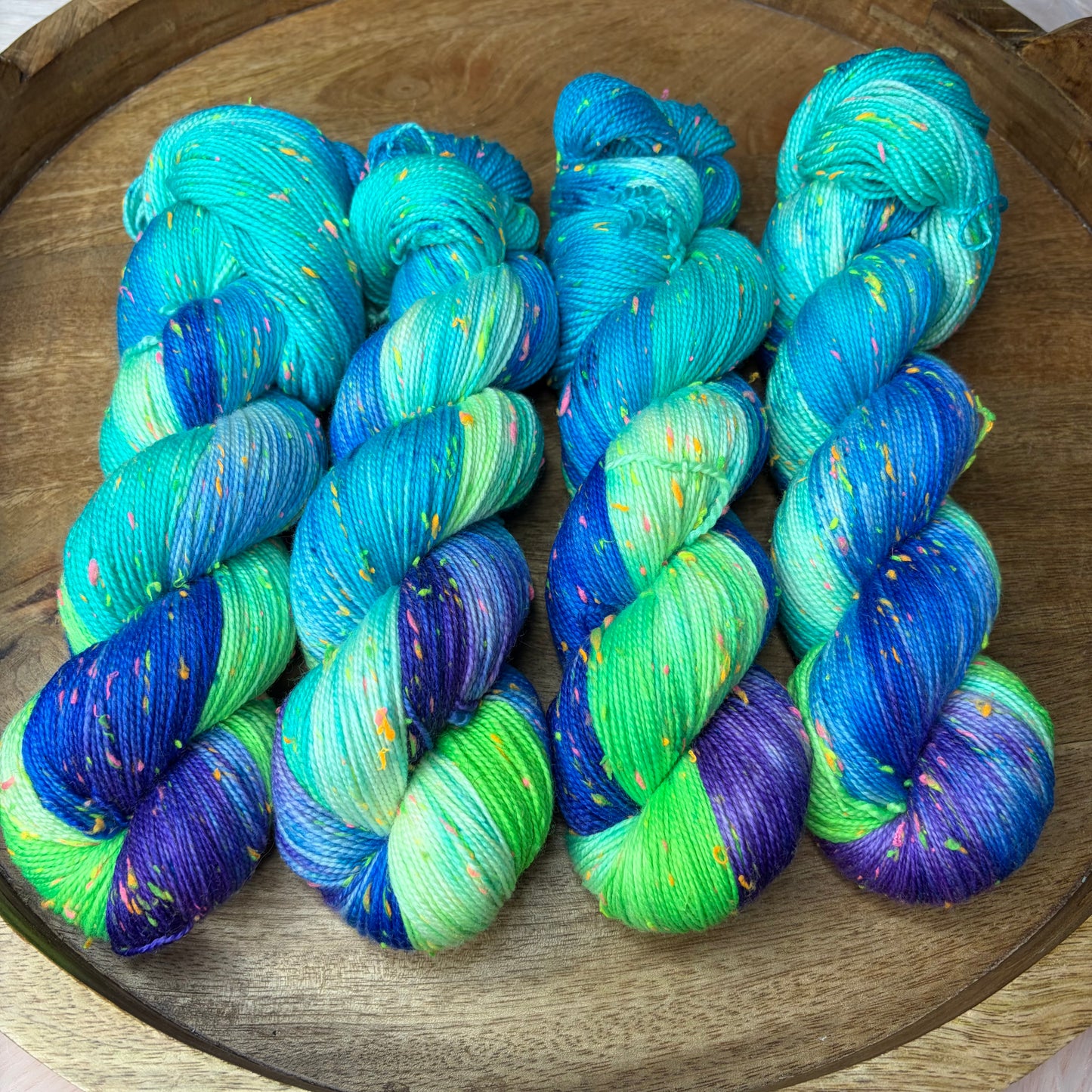 *New* Betsy Neon Tweed Sock- Electric Voltage