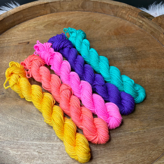 DK With Nylon 5-20g skein set- Birthday Party