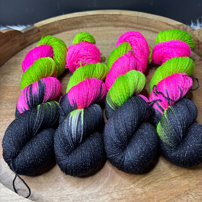 Pnina Sparkle Sock 2.0- Halloween Yarn- Barbie Potion