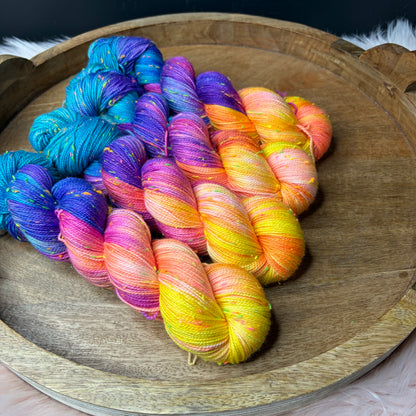 *New* Betsy Neon Tweed Sock- Day Hour