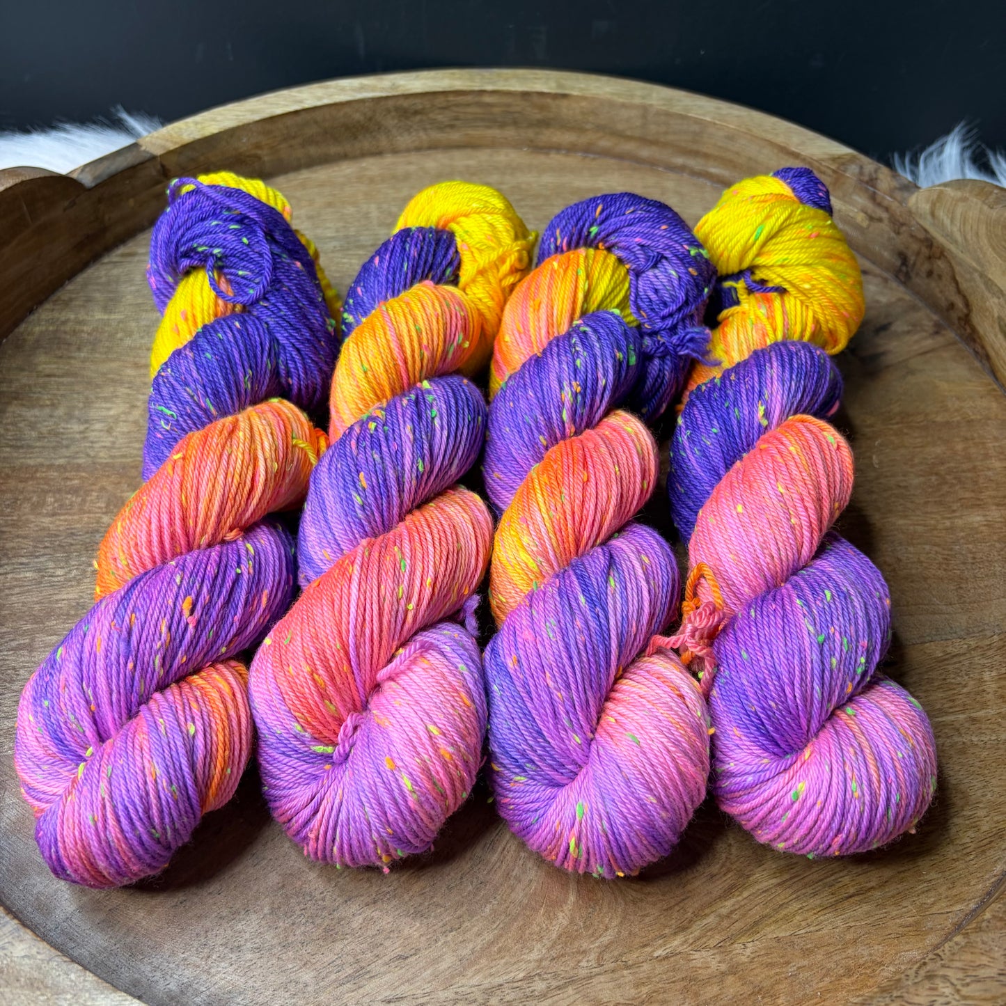 *New* Betsy Neon Tweed DK- Violet Eclipse