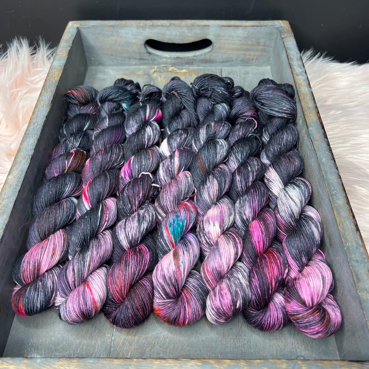 Jimmy Sock- 50g- Mini Skein - Crazy Train