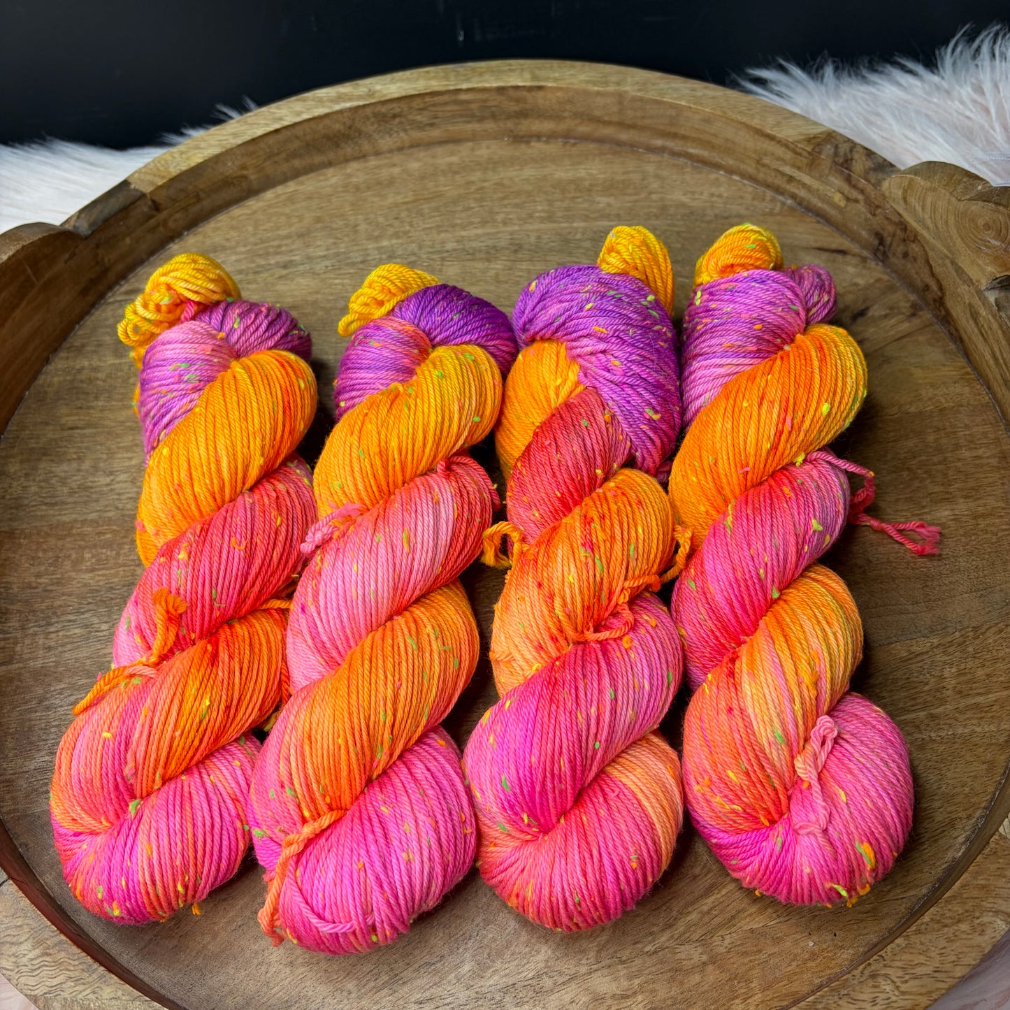 *New* Betsy Neon Tweed DK- Flamingo Fizz
