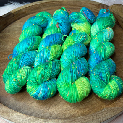 Betsy Neon Tweed Sock- Laser Beam