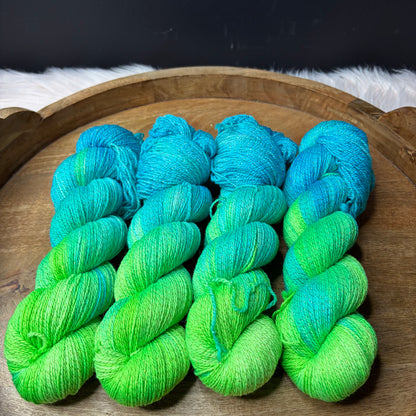 Pnina Sparkle Sock 2.0-  Electric Kelp
