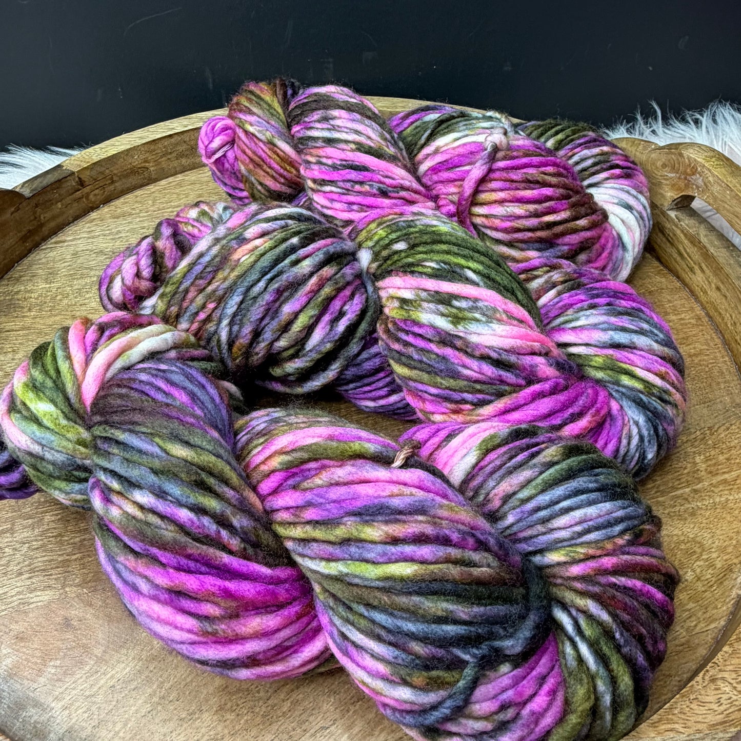 *NEW* Lala Super Bulky- Moss & Mulberry