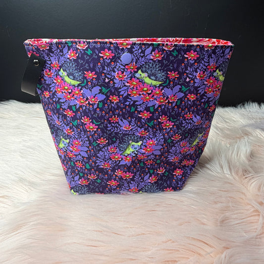 Hedgehog Pink/ Purple Project Bag