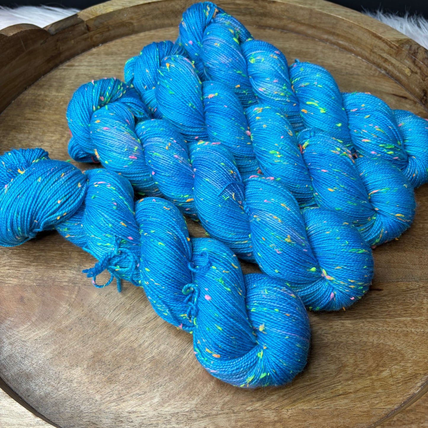 Betsy Neon Tweed Sock- Starlight Tide