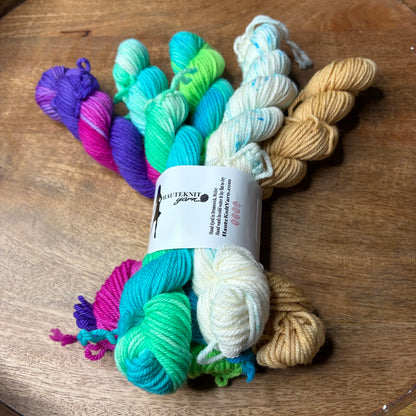 DK With Nylon 5-20g skein set- Merry & Bright