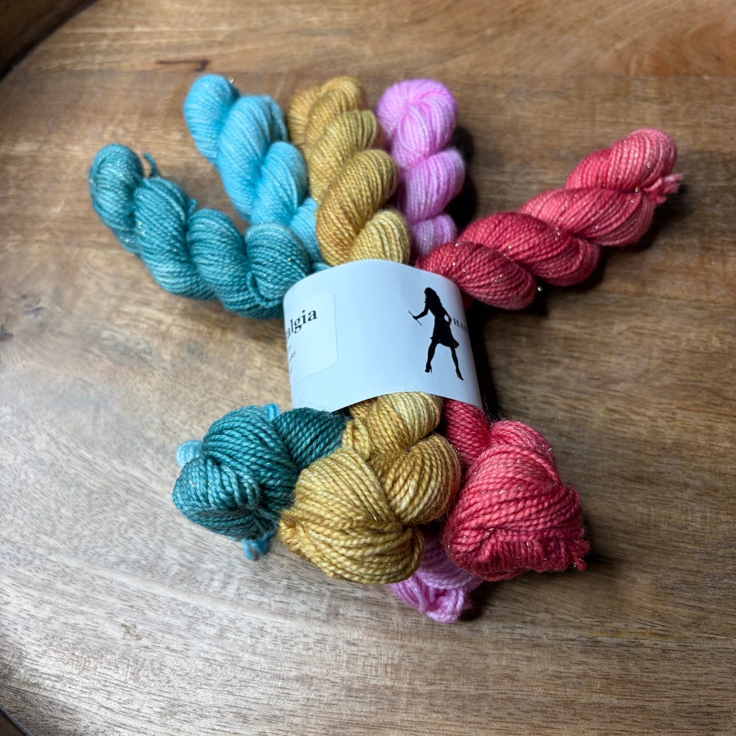 Pnina sparkle Sock 20g Mini skein set Christmas Nostalgia