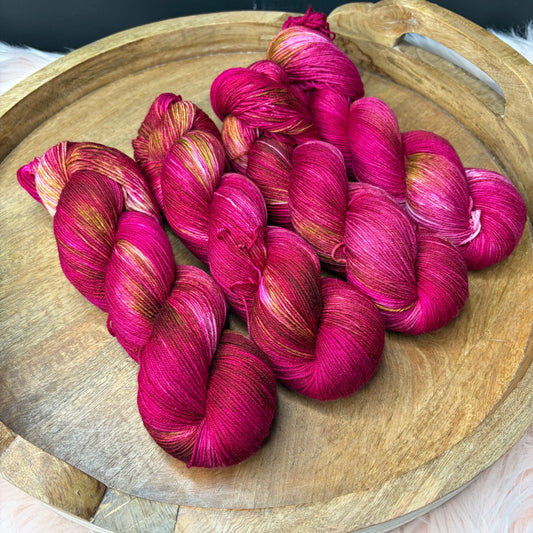 *NEW* Jimmy Sock- Christmas - Raspberry Noir