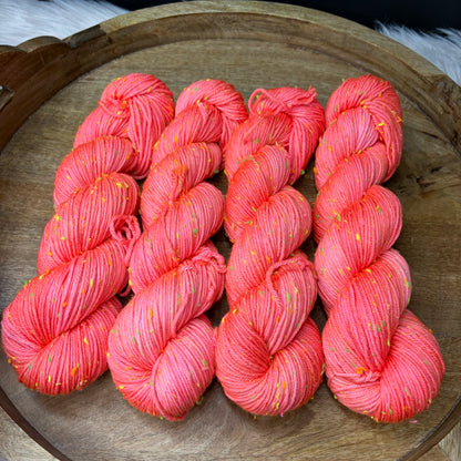 *New* Betsy Neon Tweed DK- Pink Grapefruit