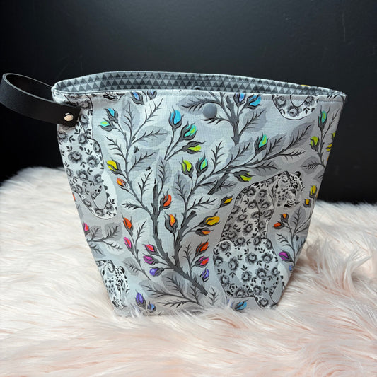 Leopard project bag, Tula pink