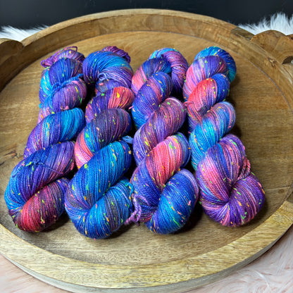 *New* Betsy Neon Tweed Sock- Fire Night
