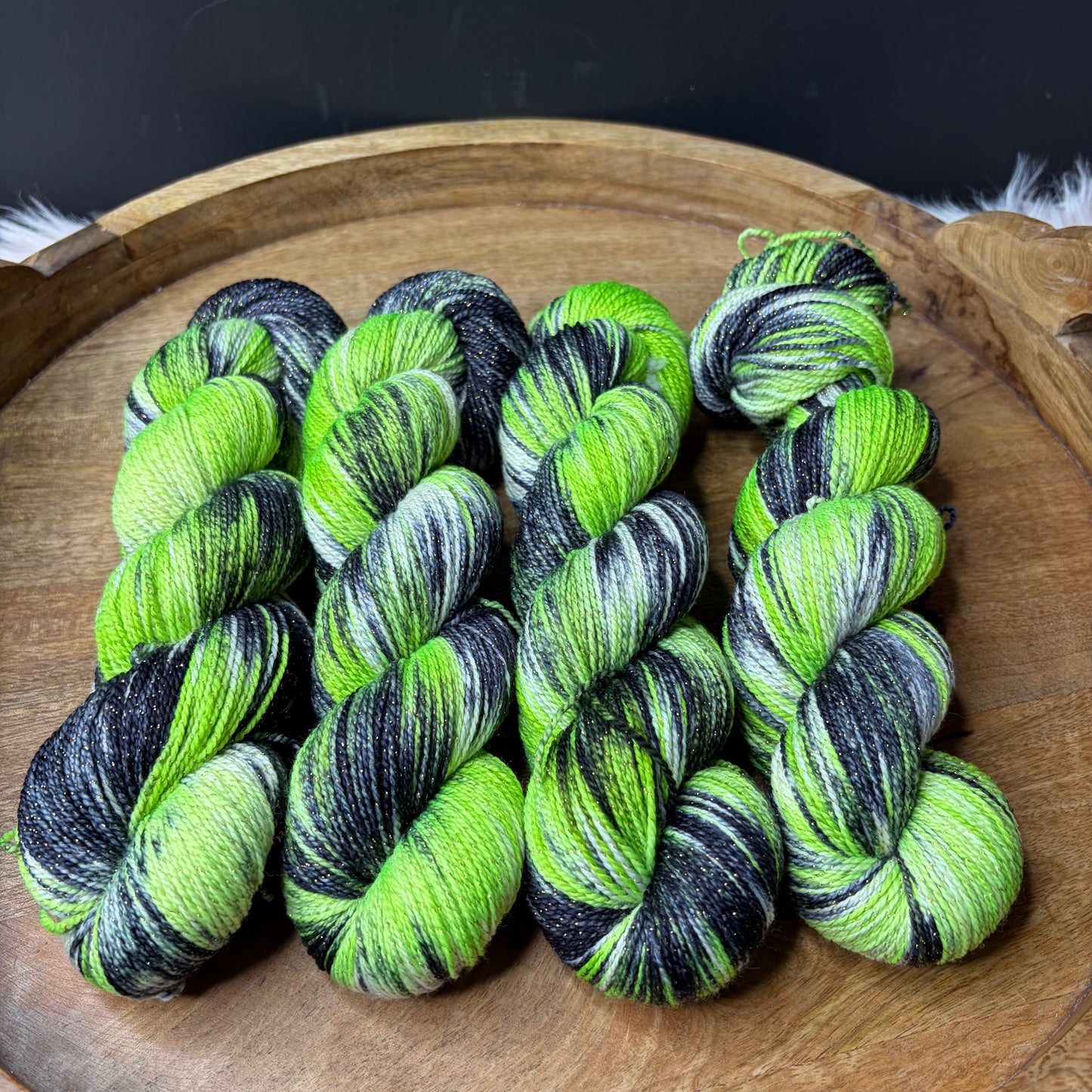 Pnina Sparkle Sock 2.0- Halloween Yarn- Ghoulish Glam