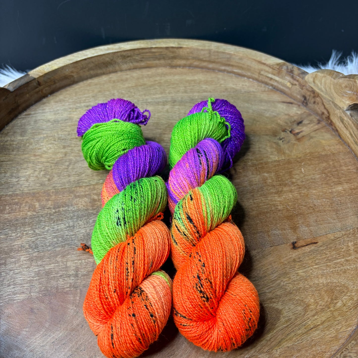 Pnina Sparkle Sock 2.0- Halloween Yarn- Haunted House